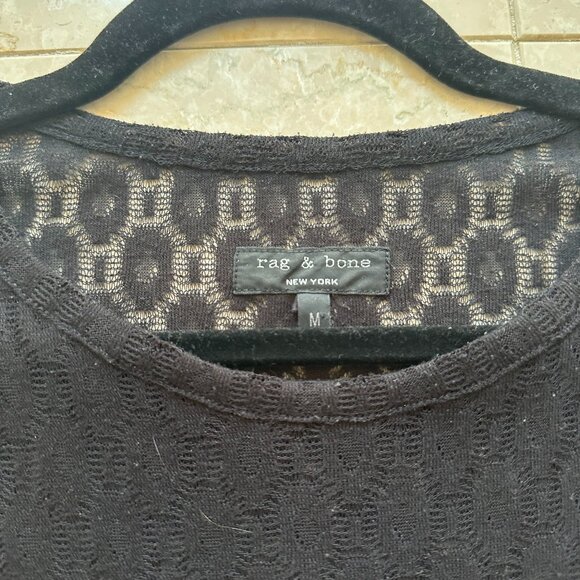 rag & bone patterned transparent t-shirt - Picture 3 of 4